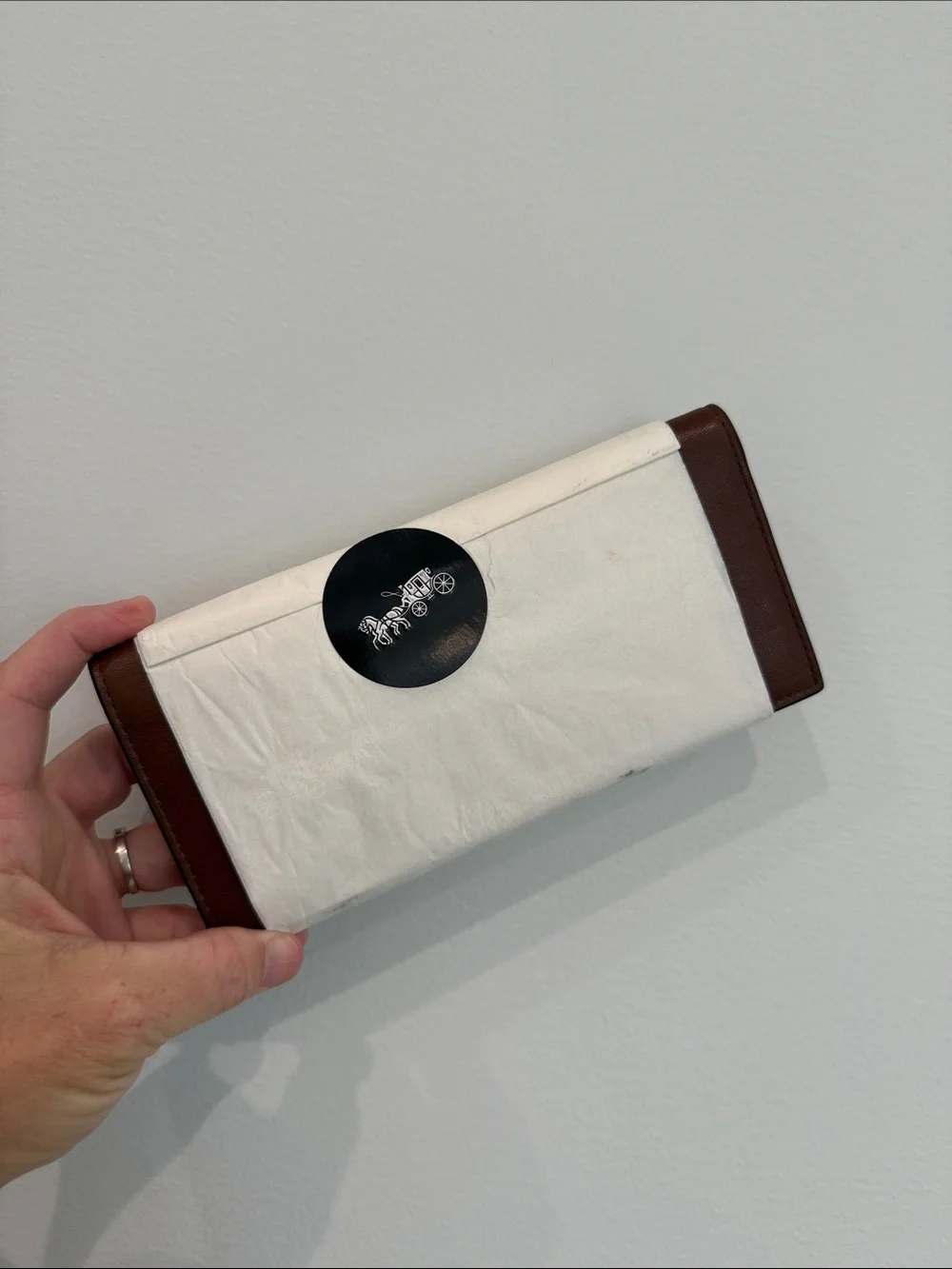 Coach Men’s Breast Pocket Wallet in Sport Calf Leather